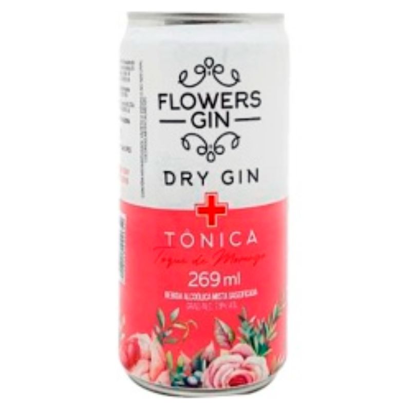 Dry Gin Tônica Toque de Morango