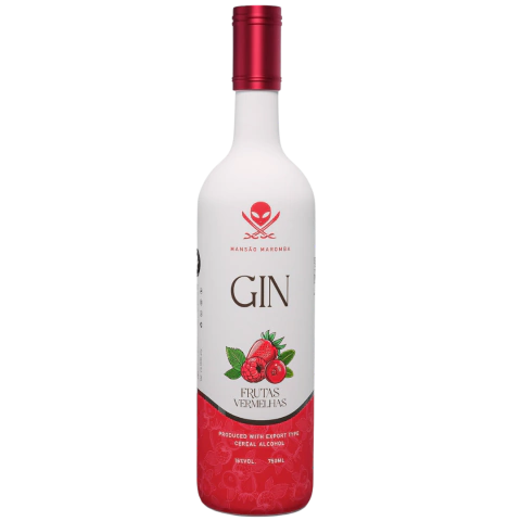 Gin Frutas Vermelhas 750mL (6 unidades) - Gelado